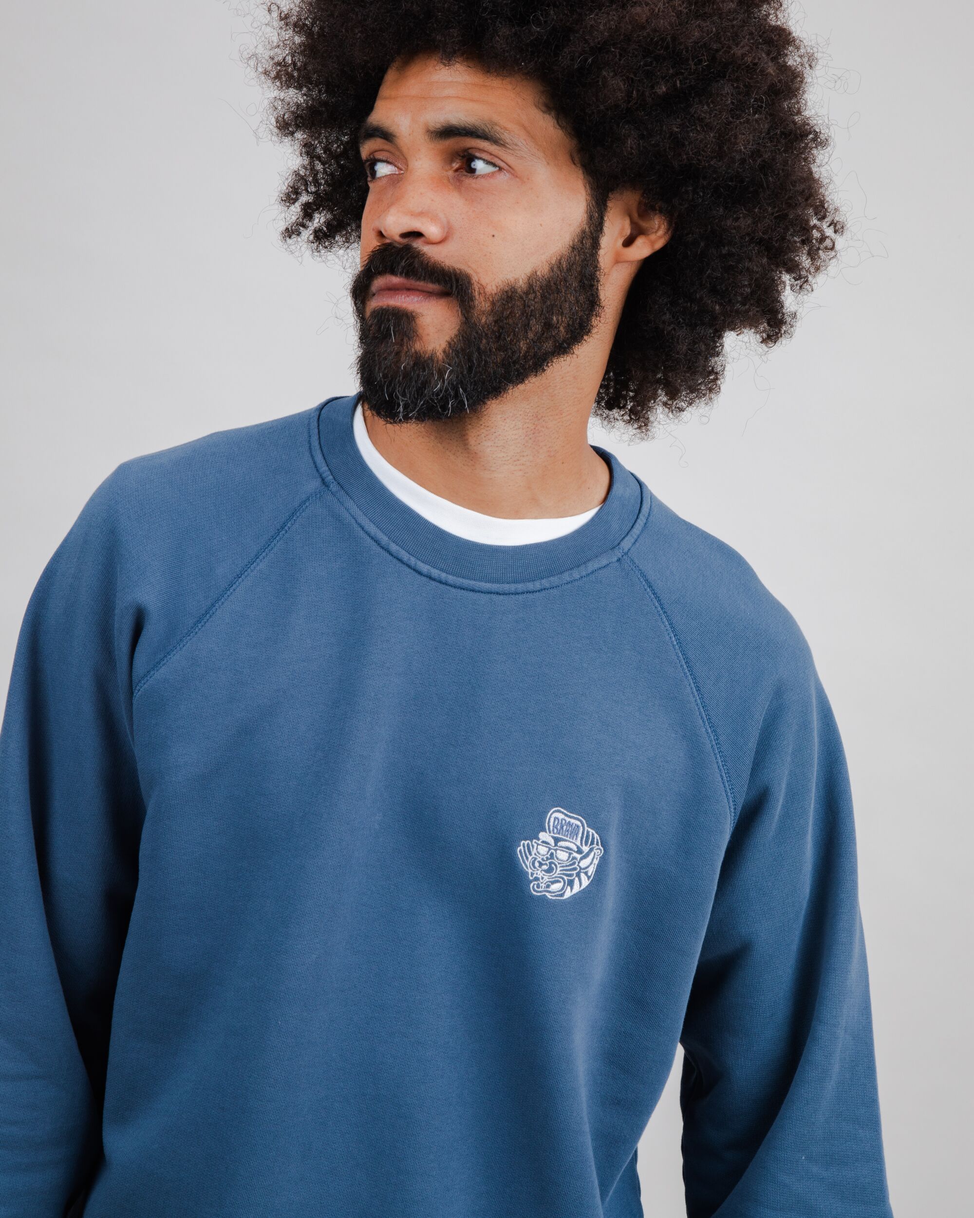 Asis Percales Tigris Sweatshirt Blue - Image 5