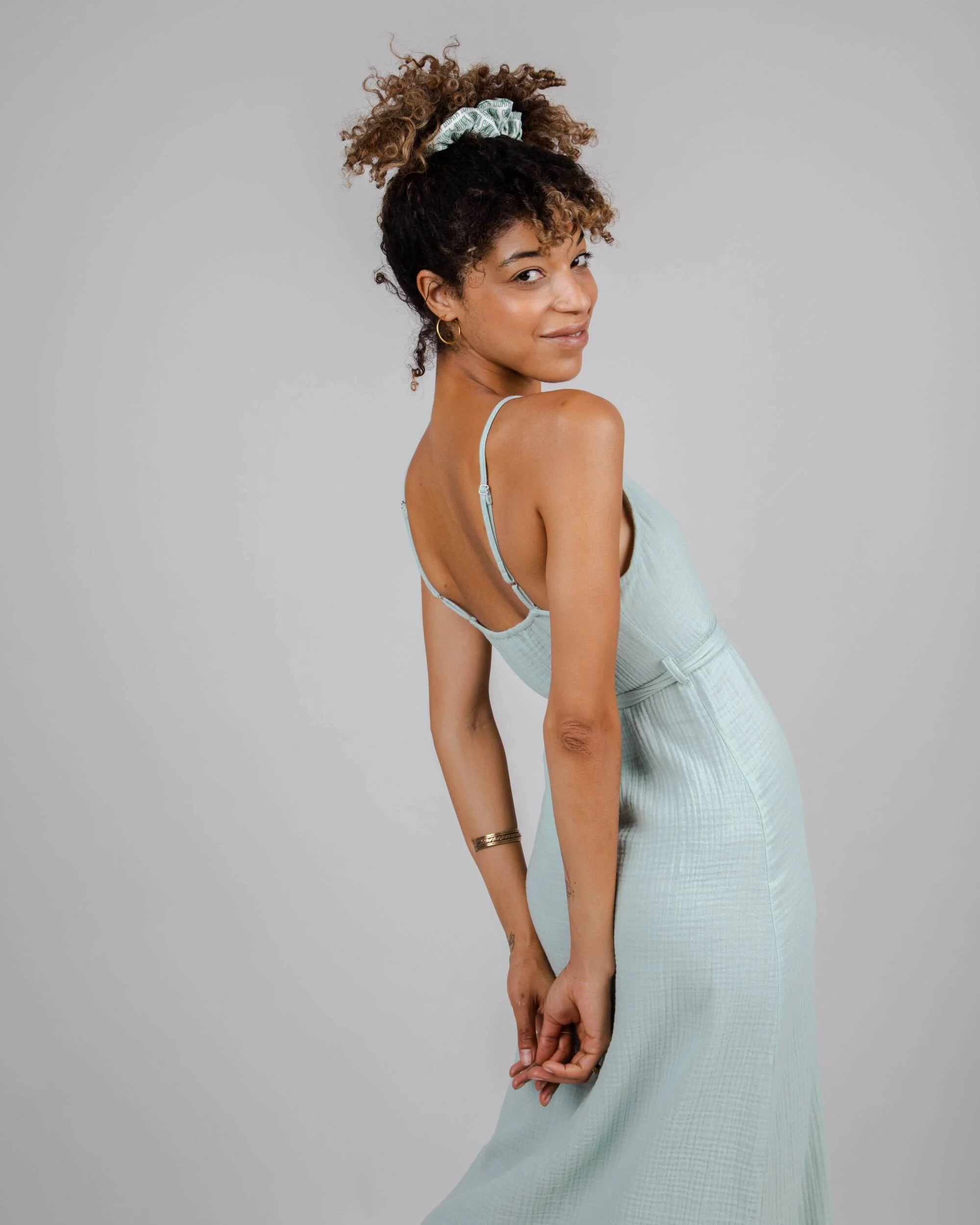 Bubble Strap Dress Light Morera - Image 4