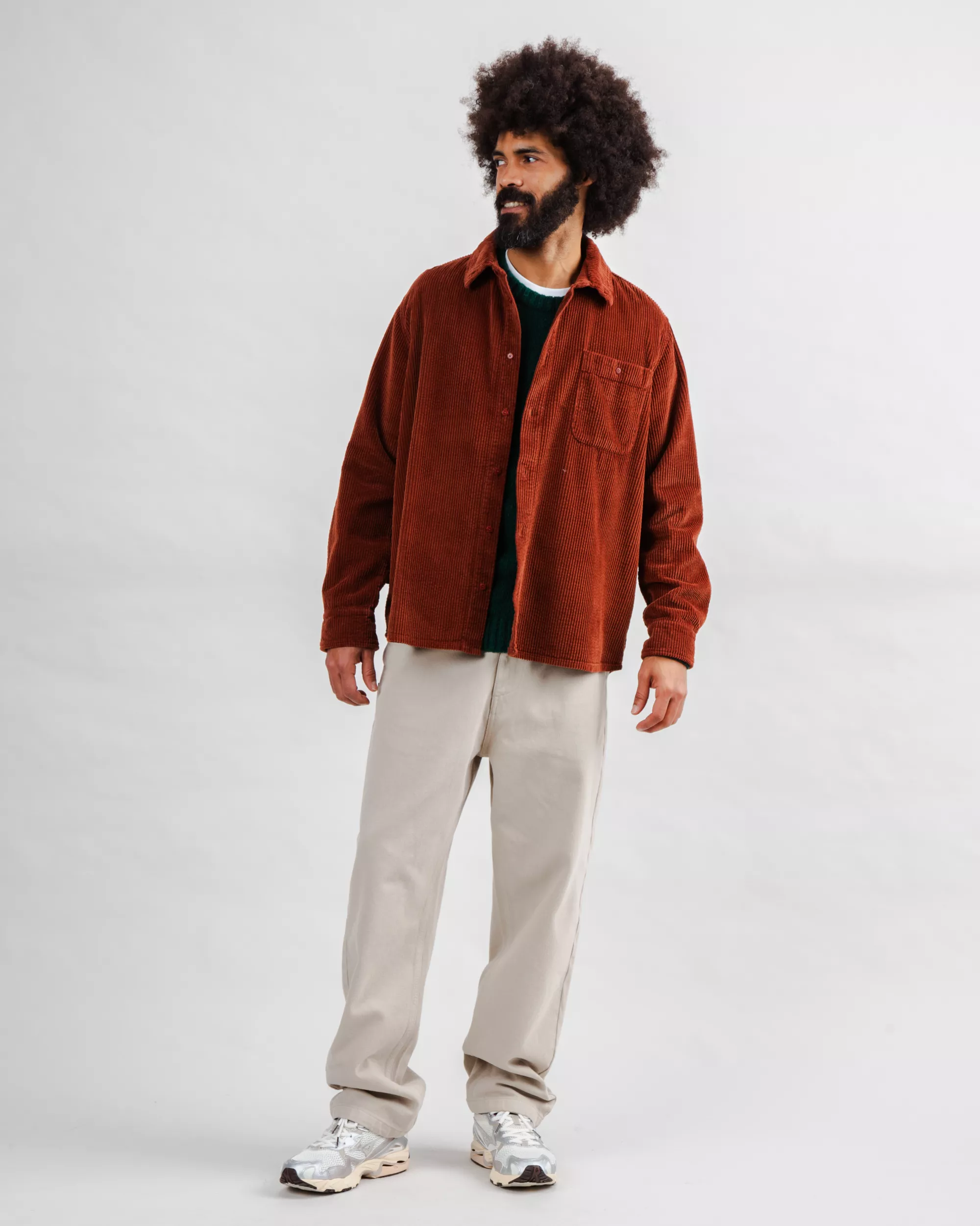 Corduroy Overshirt Copper - Image 3