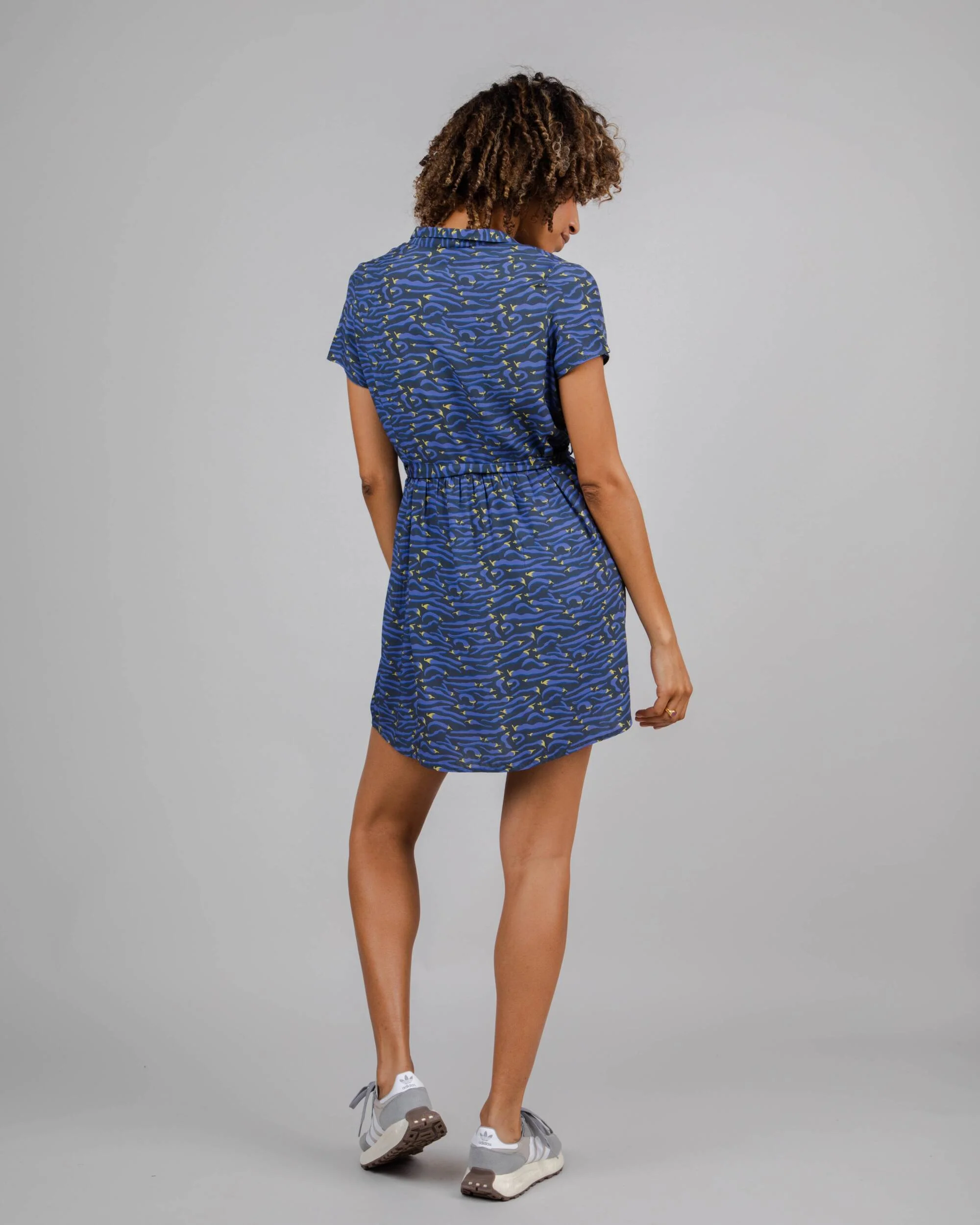 Jalapeño Short Dress Navy - Image 8