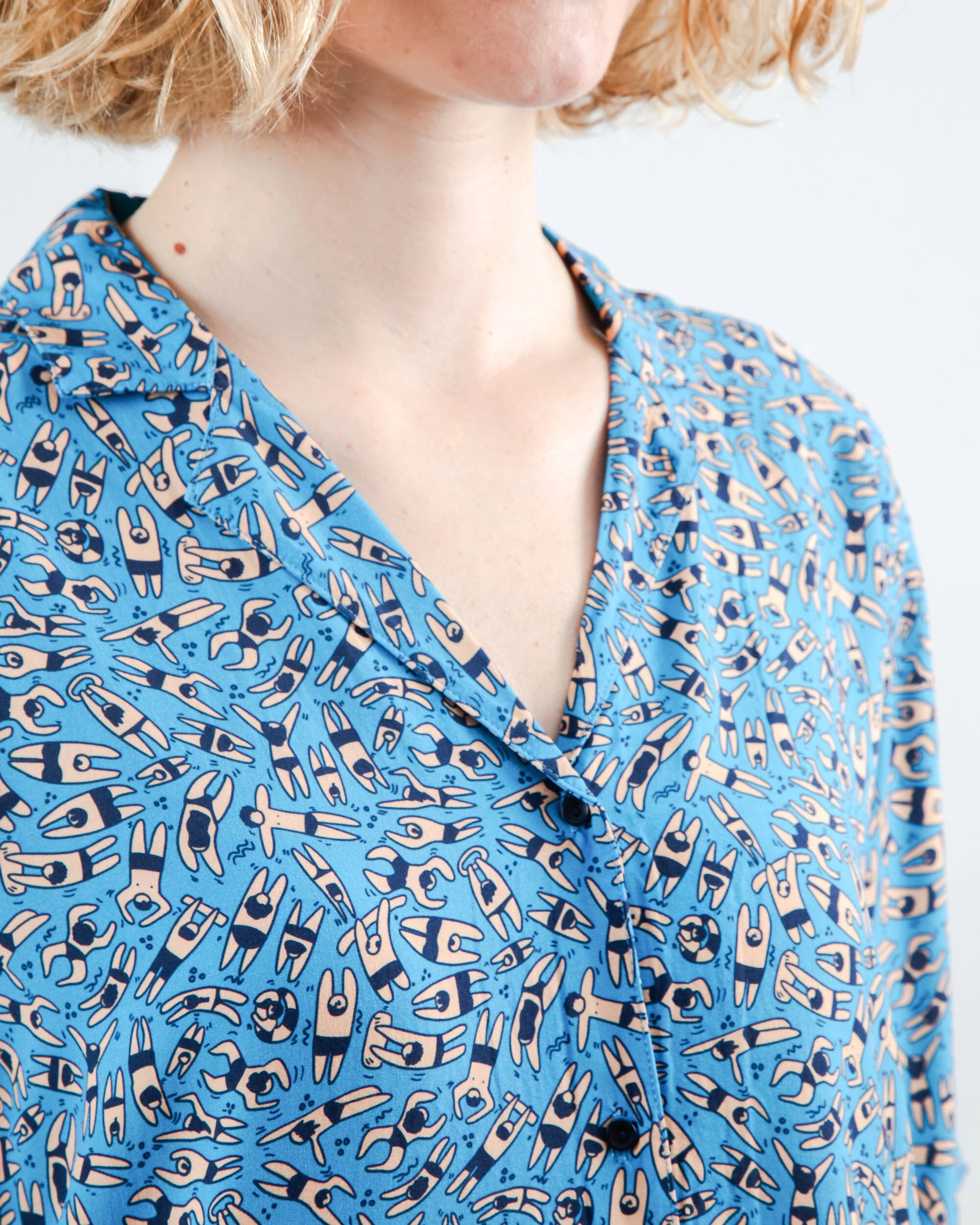 Just Swim Aloha Blouse - Image 4