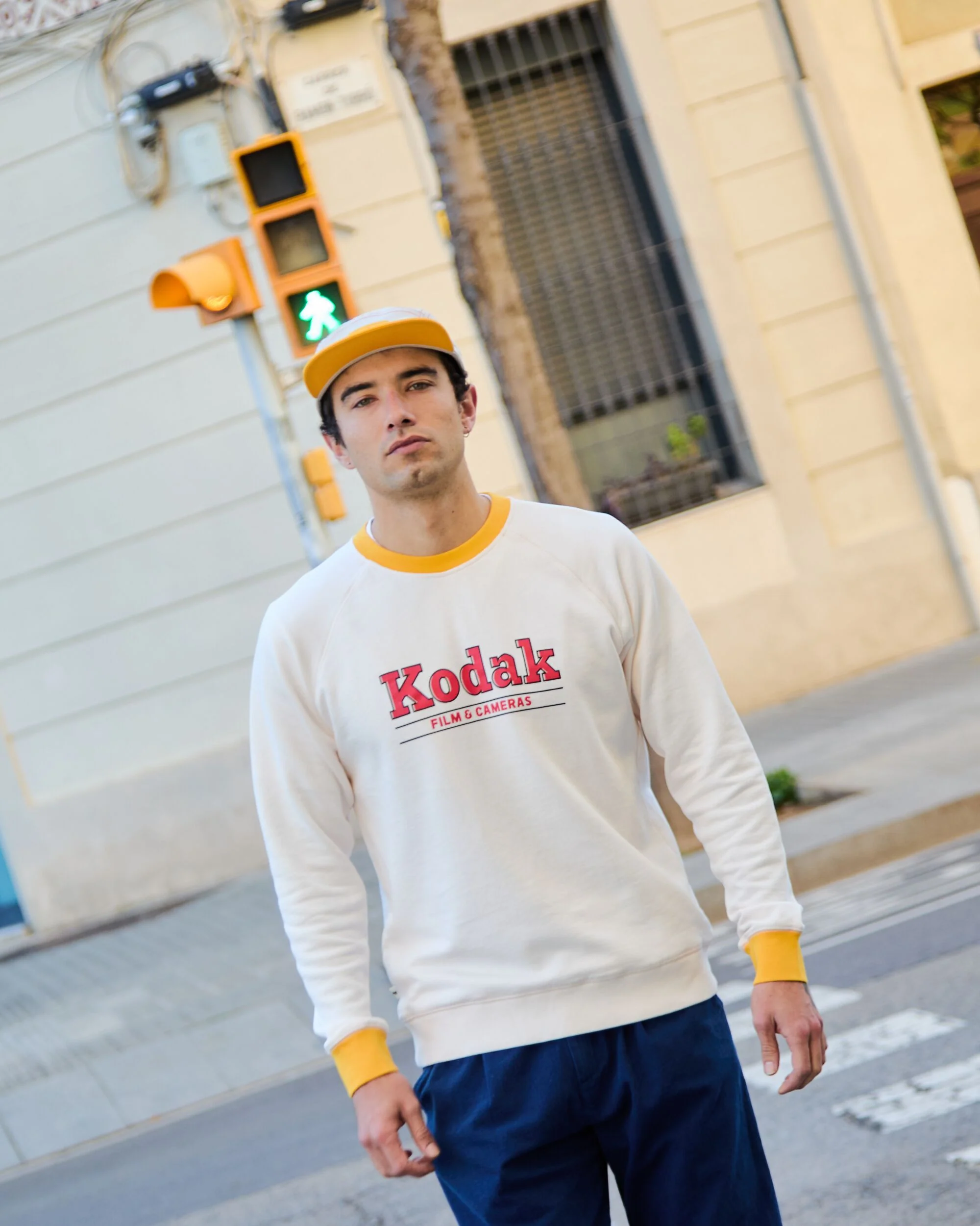 Kodak Retro FIlm Sweatshirt Ecru - Image 4