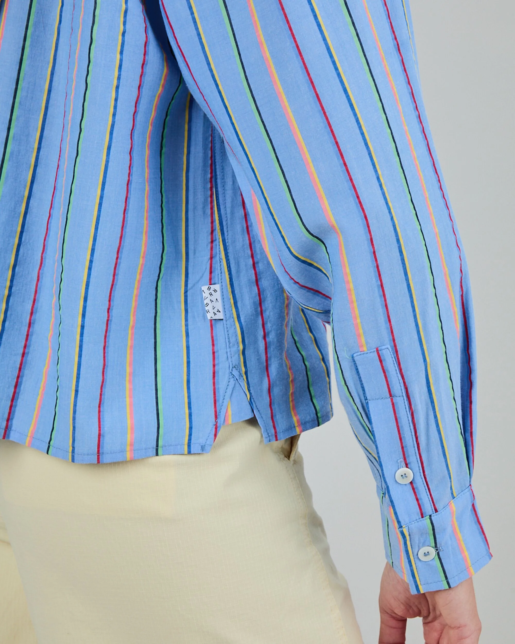 Stripes Boxy Blouse Blue - Image 6