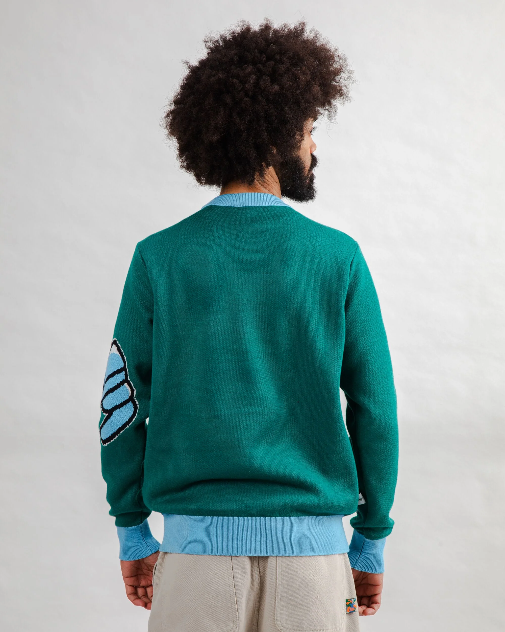 The Indoor Society Sweater Green - Image 5