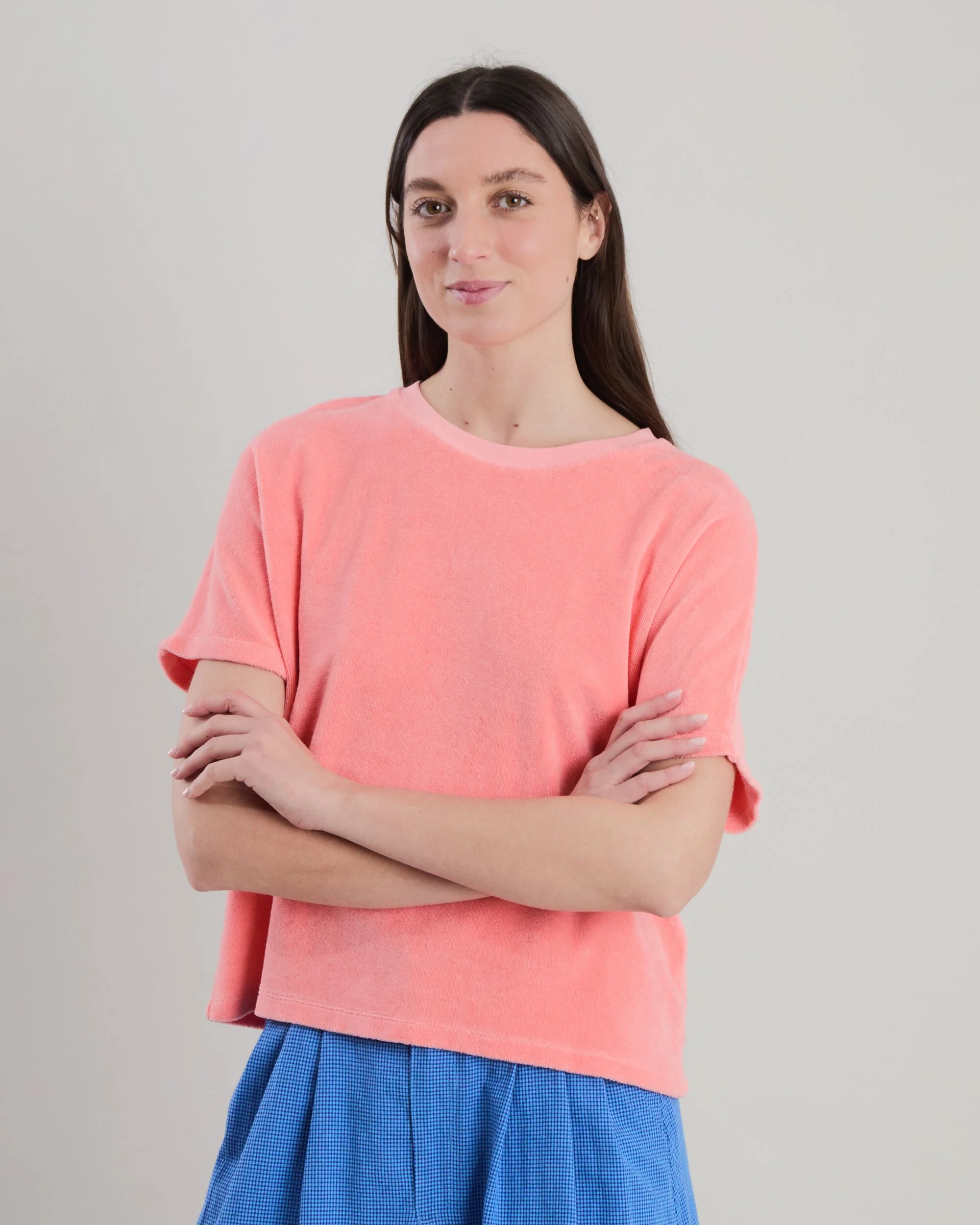 Terry oversize Tee Peach - Image 4