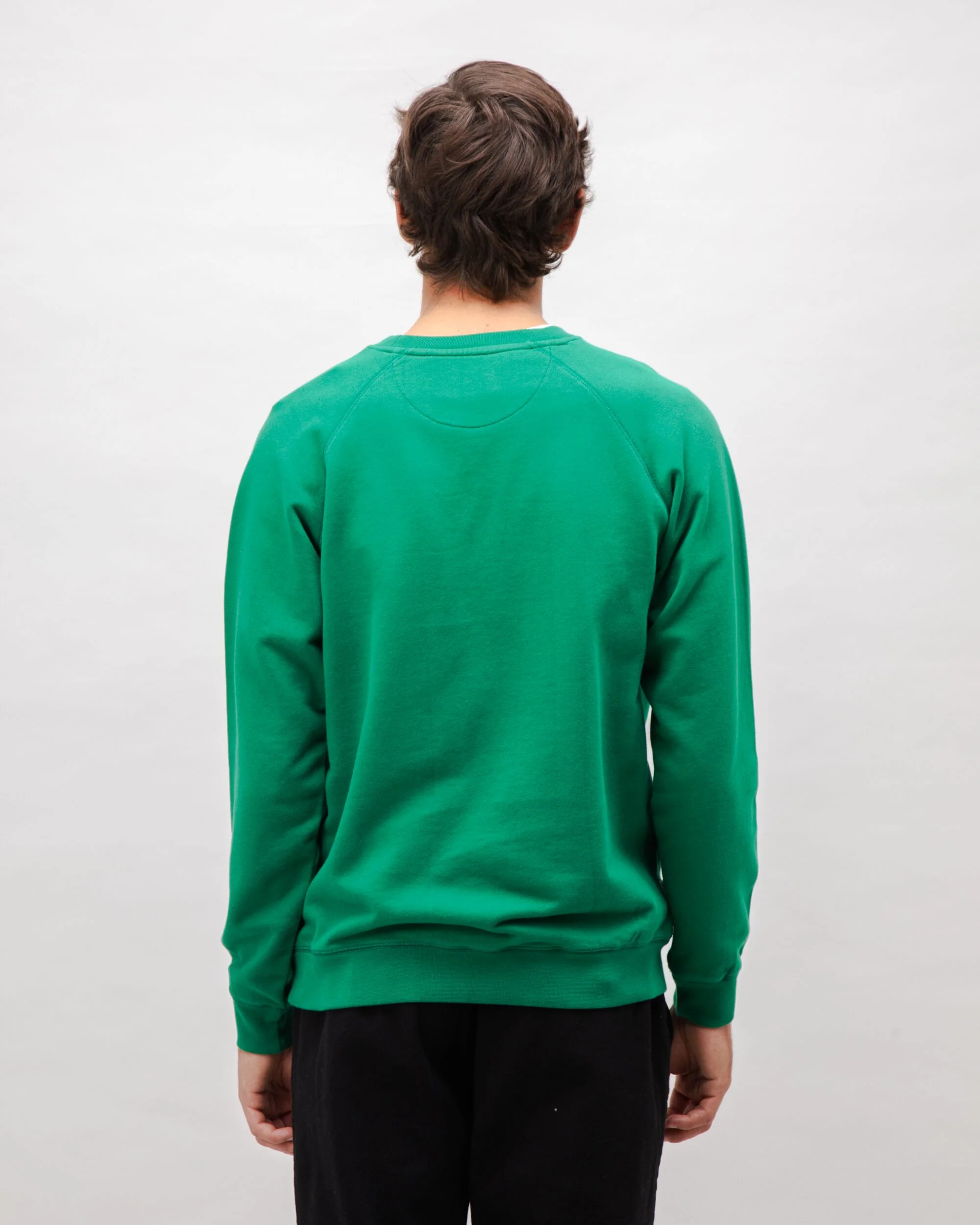 Peanuts Snow Cotton Sweatshirt Green - Image 5