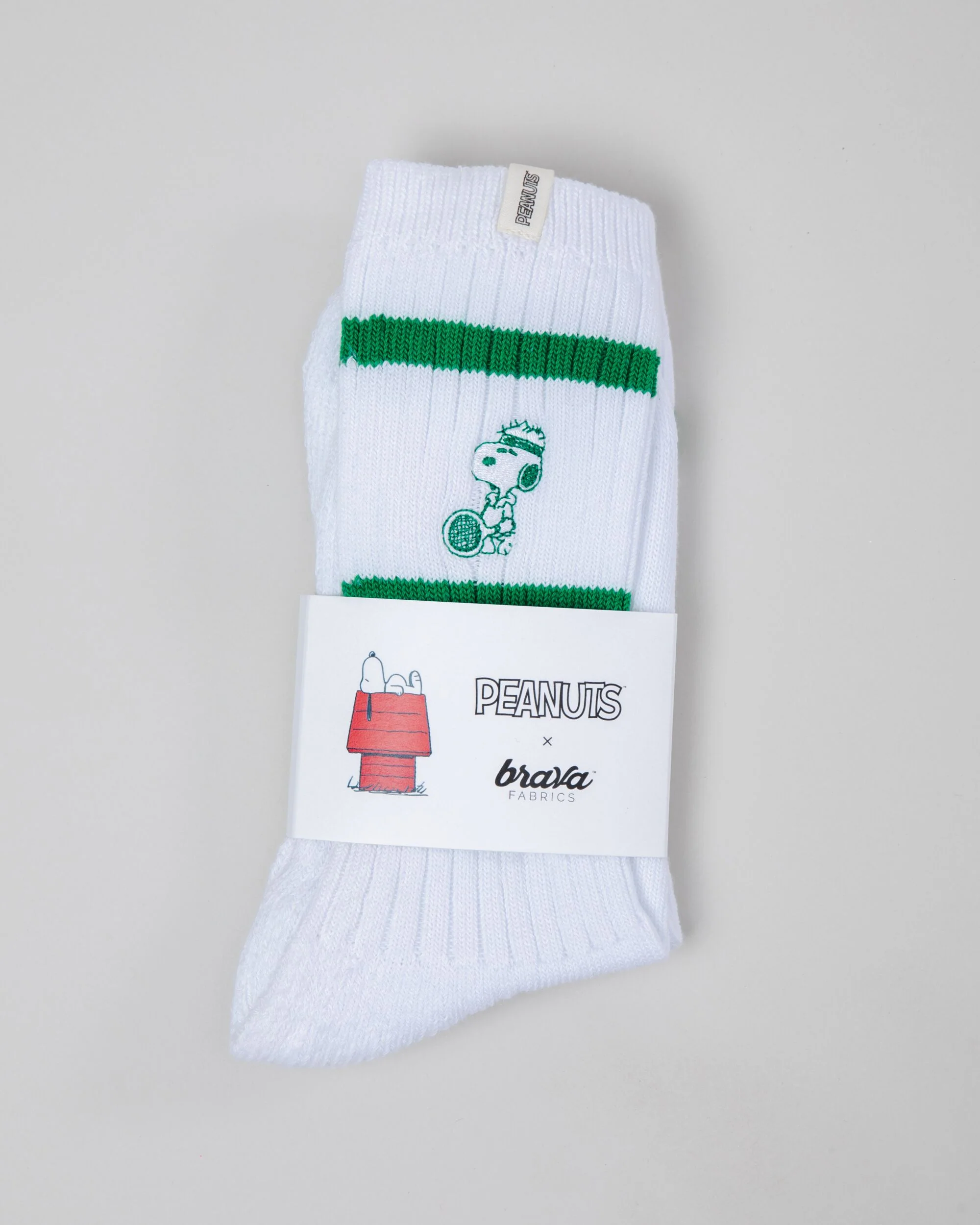 Peanuts Tennis Snoopy Socks White - Image 3