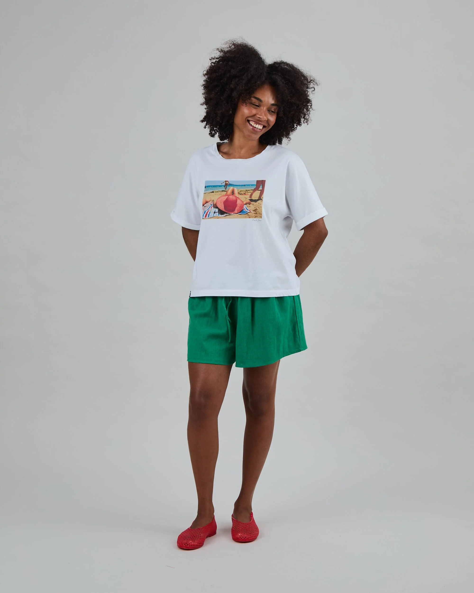 This is Spain by Martin Parr Magnum Oversize Tee White - Image 3