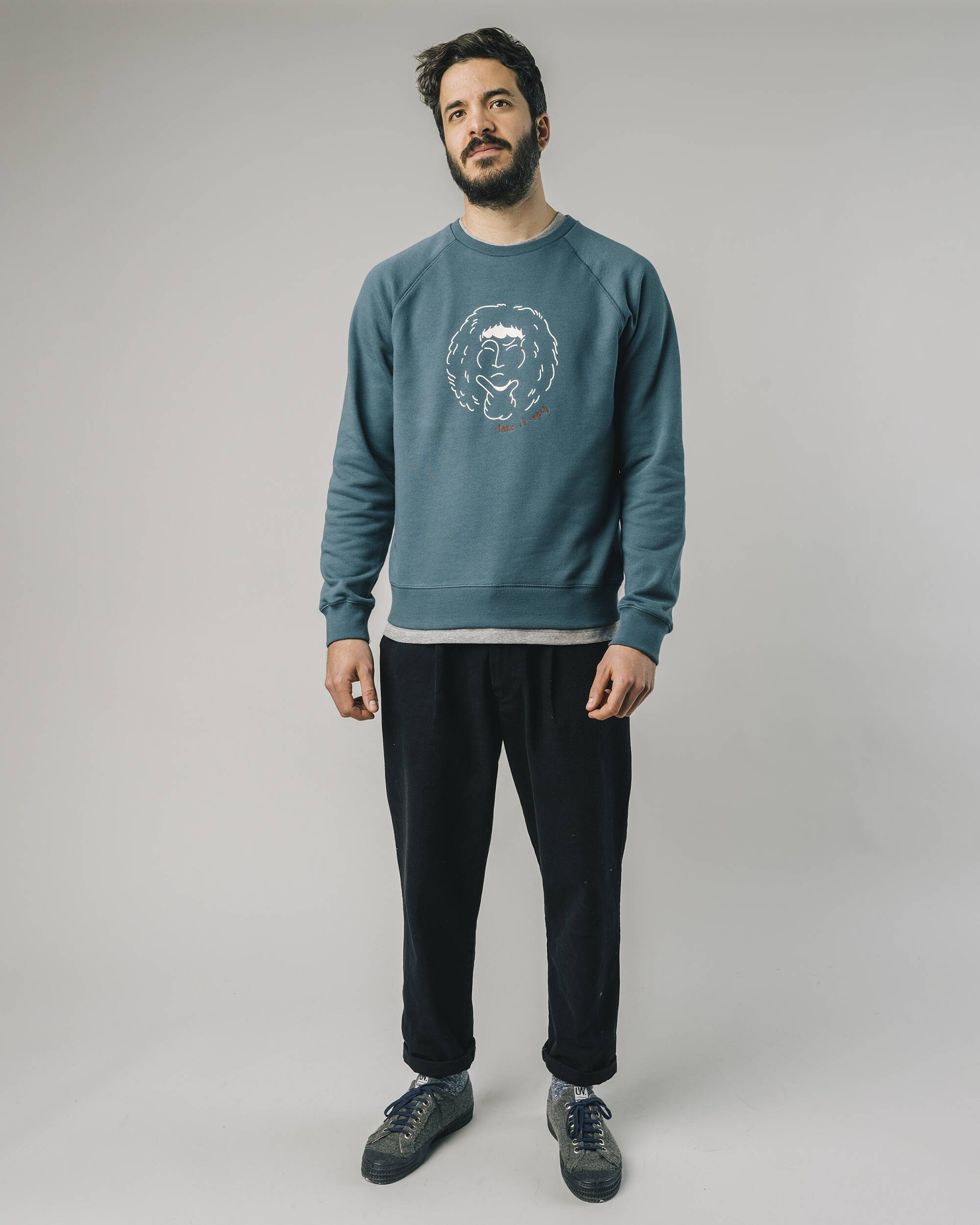 Walker sweatshirt Petrol - Image 3